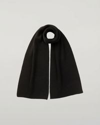 Johnstons of Elgin - Ribbed Cashmere Scarf - Lyst
