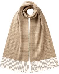 Johnstons of Elgin - Tweed Glen Check Scarf - Lyst