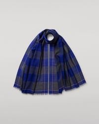 Johnstons of Elgin - Carnbee Large Gingham Cashmere Scarf - Lyst