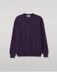 Johnstons of Elgin - Reuben Cashmere Crew Jumper - Lyst