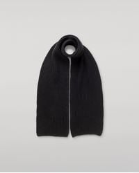 Johnstons of Elgin - Lovat Ribbed Cashmere Scarf - Lyst