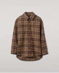 Johnstons of Elgin - Cashmere Wool Blend Overshirt - Lyst