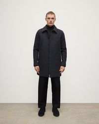 Johnstons of Elgin - Wool Car Coat - Lyst