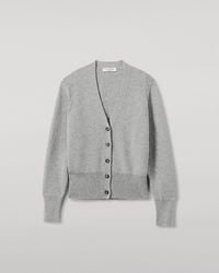 Johnstons of Elgin - Milano Stitch Light Cashmere Cardigan - Lyst