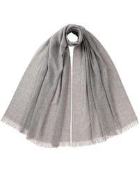 Johnstons of Elgin - Merino Wool Lightweight Scarf - Lyst