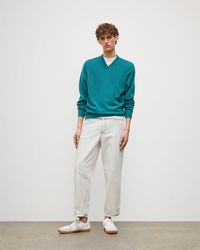Johnstons of Elgin - Rory Classic Cashmere V-Neck Jumper - Lyst
