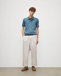 Johnstons of Elgin - Fin Superfine Cashmere Polo Shirt - Lyst
