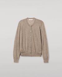 Johnstons of Elgin - Honor Light Superfine Cashmere Cardigan - Lyst