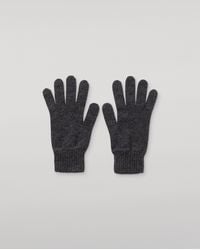 Johnstons of Elgin - Patrick Charcoal Cashmere Gloves - Lyst