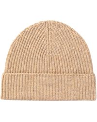 Johnstons of Elgin - Ribbed Cashmere Beanie - Lyst