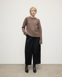 Johnstons of Elgin - Brushed Cashmere-Silk Jumper - Lyst