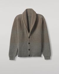 Johnstons of Elgin - Pioneer Light To Shawl Collar Cashmere Cardigan - Lyst