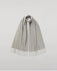 Johnstons of Elgin - Wide Light Cashmere Scarf - Lyst