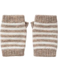 Johnstons of Elgin - Stripy Children's Cashmere Wristwarmers - Lyst