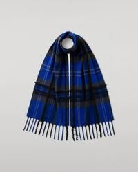 Johnstons of Elgin - Mach Tartan Cashmere Scarf - Lyst
