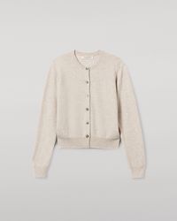 Johnstons of Elgin - Iris Natural Classic Cashmere Cardigan - Lyst