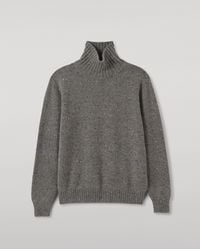Johnstons of Elgin - Mackintosh Roll Neck Donegal Cashmere Jumper - Lyst