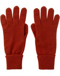 Johnstons of Elgin - Dark Cashmere Gloves With Turnback Cuffs - Lyst