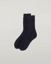 Johnstons of Elgin - Dark Cashmere Travel Socks - Lyst