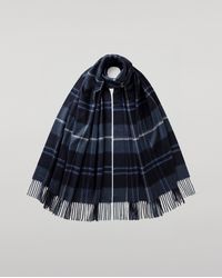 Johnstons of Elgin - Fife Modern Tartan Cashmere Stole - Lyst