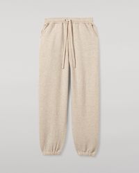 Johnstons of Elgin - Kirk Natural Cashmere Sweatpants - Lyst