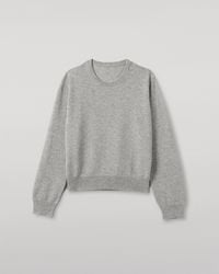 Johnstons of Elgin - Lunan Pale Classic Cashmere Crew Jumper - Lyst