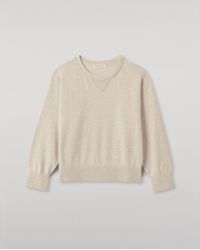 Johnstons of Elgin - Stella Natural Cashmere Sweatshirt - Lyst