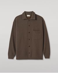 Johnstons of Elgin - Tweel & Cashmere Shirt - Lyst