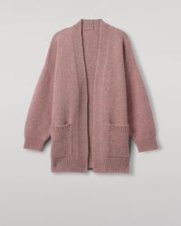Johnstons of Elgin - Bay Marl Cashmere & Cotton Cardigan - Lyst