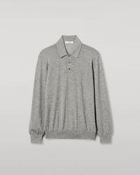 Johnstons of Elgin - Fin Superfine Cashmere Polo Shirt - Lyst