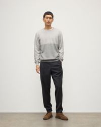 Johnstons of Elgin - Shaded Colour Block Cashmere Jumper - Lyst