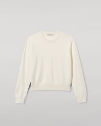 Johnstons of Elgin - Lunan Classic Crew Neck Cashmere Jumper - Lyst