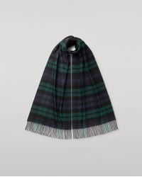 Johnstons of Elgin - Wide Watch Tartan Cashmere Scarf - Lyst