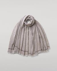 Johnstons of Elgin - Usan Cashmere Scarf - Lyst