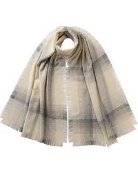 Johnstons of Elgin - Blurred Bouclé Scarf - Lyst