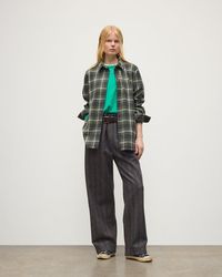 Johnstons of Elgin - Clanlass Plaid Overshirt - Lyst
