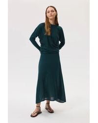 Johnstons of Elgin - Cashmere Silk A-Line Skirt - Lyst