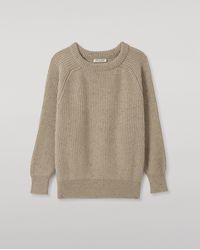 Johnstons of Elgin - Norah Ribbed Donegal Cashmere Jumper - Lyst