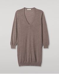Johnstons of Elgin - Elise Long Superfine Cashmere Jumper - Lyst