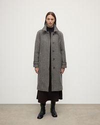 Johnstons of Elgin - Balmacaan Coat - Lyst