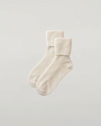 Johnstons of Elgin - Cashmere Lounge Socks - Lyst