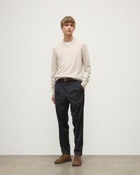 Johnstons of Elgin - Rory Natural Classic Cashmere V-Neck Jumper - Lyst