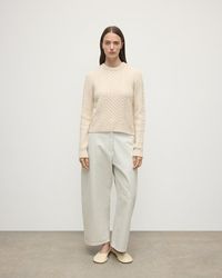 Johnstons of Elgin - Aran Cable Cashmere Jumper - Lyst