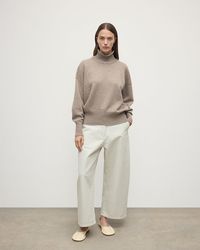 Johnstons of Elgin - High Neck Cashmere Jumper - Lyst