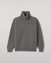 Johnstons of Elgin - Kinnaird Half Zip Donegal Cashmere Jumper - Lyst