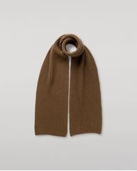 Johnstons of Elgin - Lovat Ribbed Cashmere Scarf - Lyst