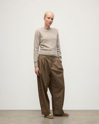 Johnstons of Elgin - Cairn Natural Donegal Cashmere Jumper - Lyst