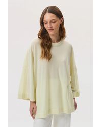 Johnstons of Elgin - Relaxed Featherlight Cashmere Light Jumper - Lyst