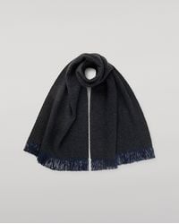 Johnstons of Elgin - Yarrow & Charcoal Cashmere Scarf - Lyst