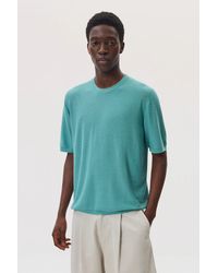 Johnstons of Elgin - Superfine Merino Mesh T-Shirt - Lyst